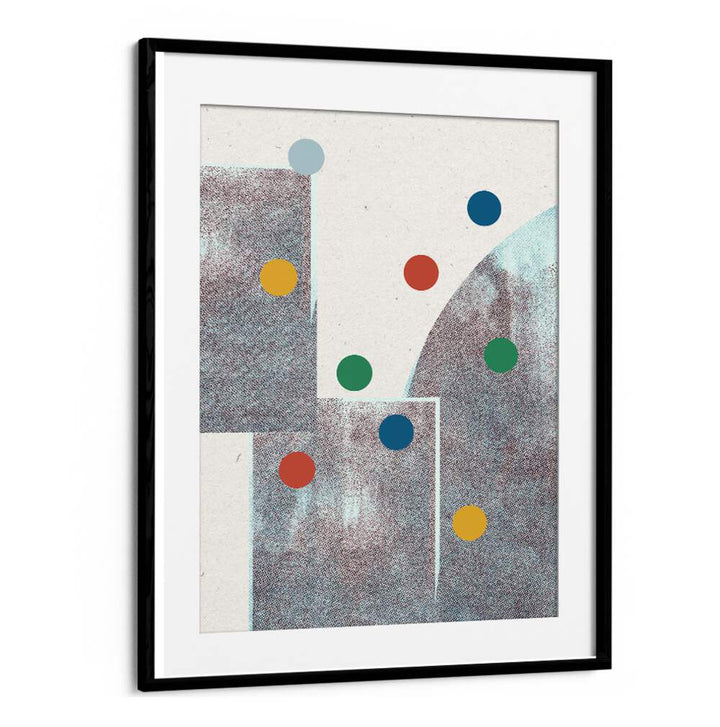 RETRO DOTS NO.1 , GEOMETRIC ART PRINTS