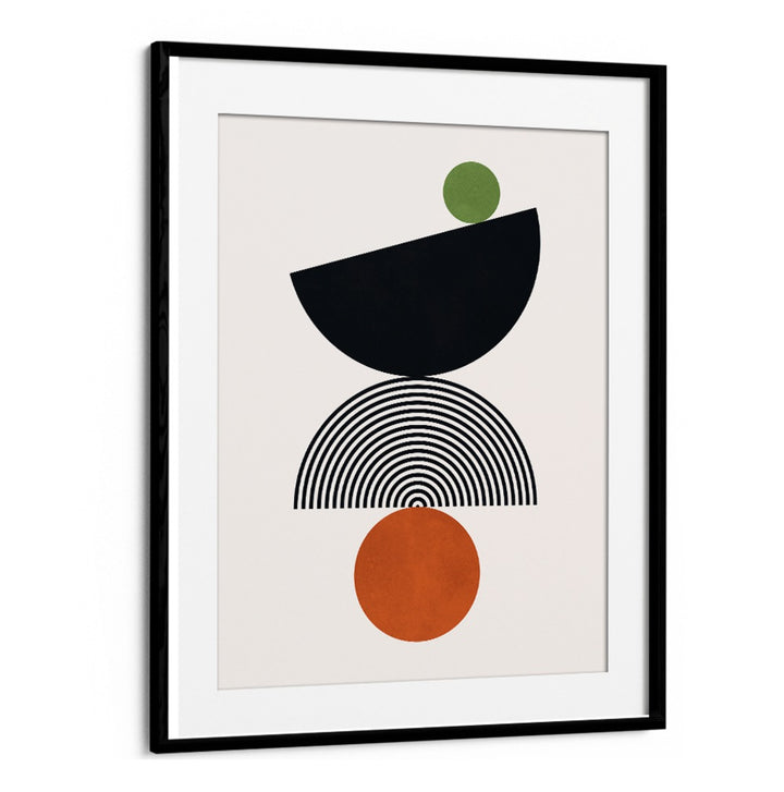 Stylish BALANCE III, GEOMETRIC ART PRINTS featuring bold shapes and colors, perfect for enhancing mindfulness decor.