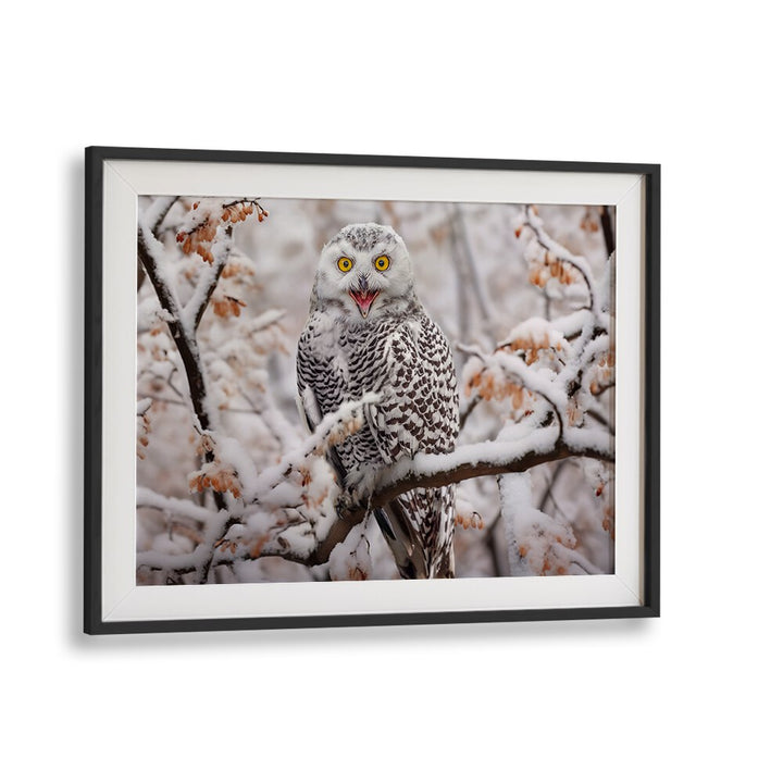 Stunning SNOW OWL, PHOTOGRAPHY PRINTS showcasing nature’s beauty in a snowy landscape, perfect for wildlife lovers.