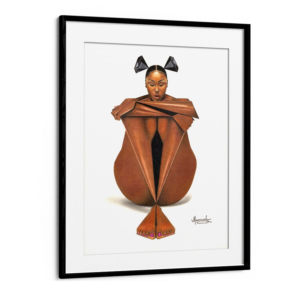 Elegant BLACKDIAMOND, PORTRAITS artwork showcasing a unique figurative illustration, perfect for art lovers.