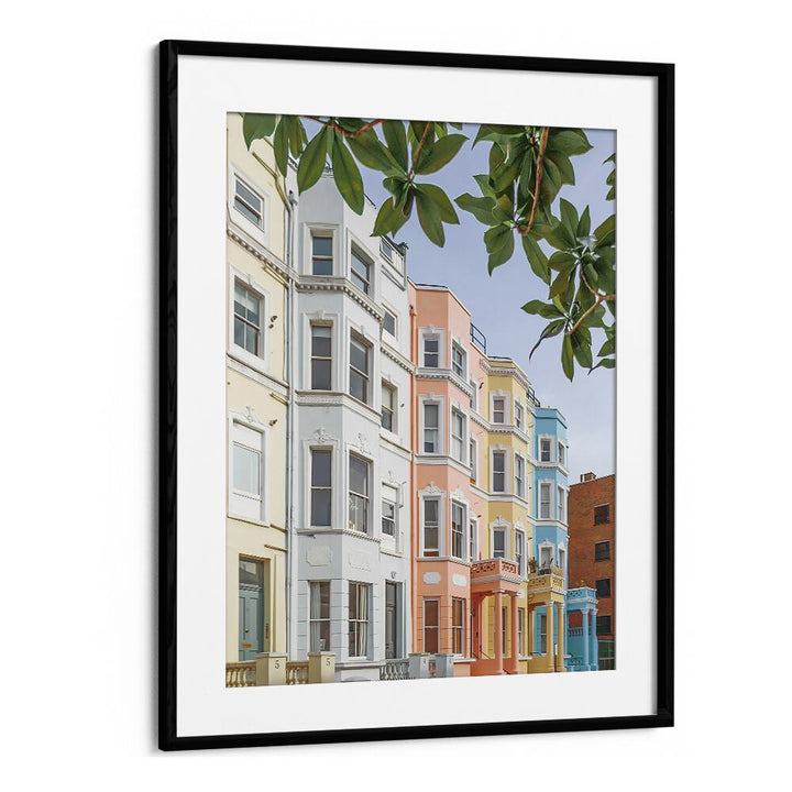 PASTEL HOUSES , STREET PHOTOGRAPHY ART PRINTS