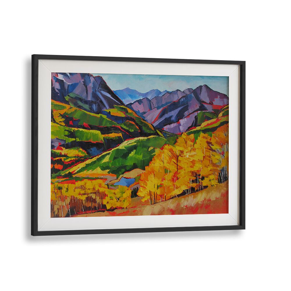 AUTUMN IN THE MOUNTAIN , LANDSCAPE PAINTINGS