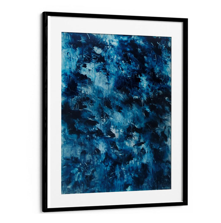 Stunning blue tones in ABSTRACT DESIGN VI, ABSTRACT PAINTINGS, perfect for modern spaces. Transform your decor today!