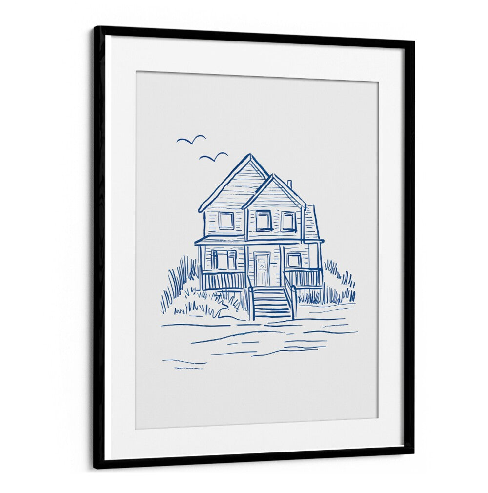NANTUCKET BEACHHOUSE, BEACH PAINTINGS showcase serene coastal charm, perfect for enhancing your home’s tranquility.