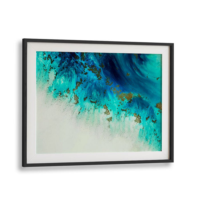 Vibrant Abstract Ocean artwork showcasing dynamic textures, perfect for enhancing any space with ABSTRACT OCEAN , ABSTRACT PAINTINGS.