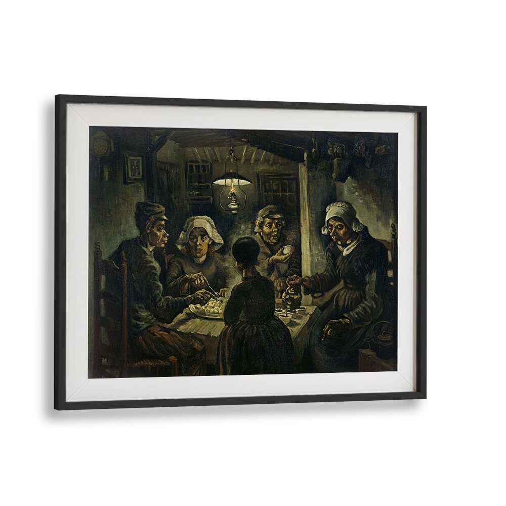 VINCENT VAN GOGH'S THE POTATO EATERS (1885), VINTAGE PAINTINGS