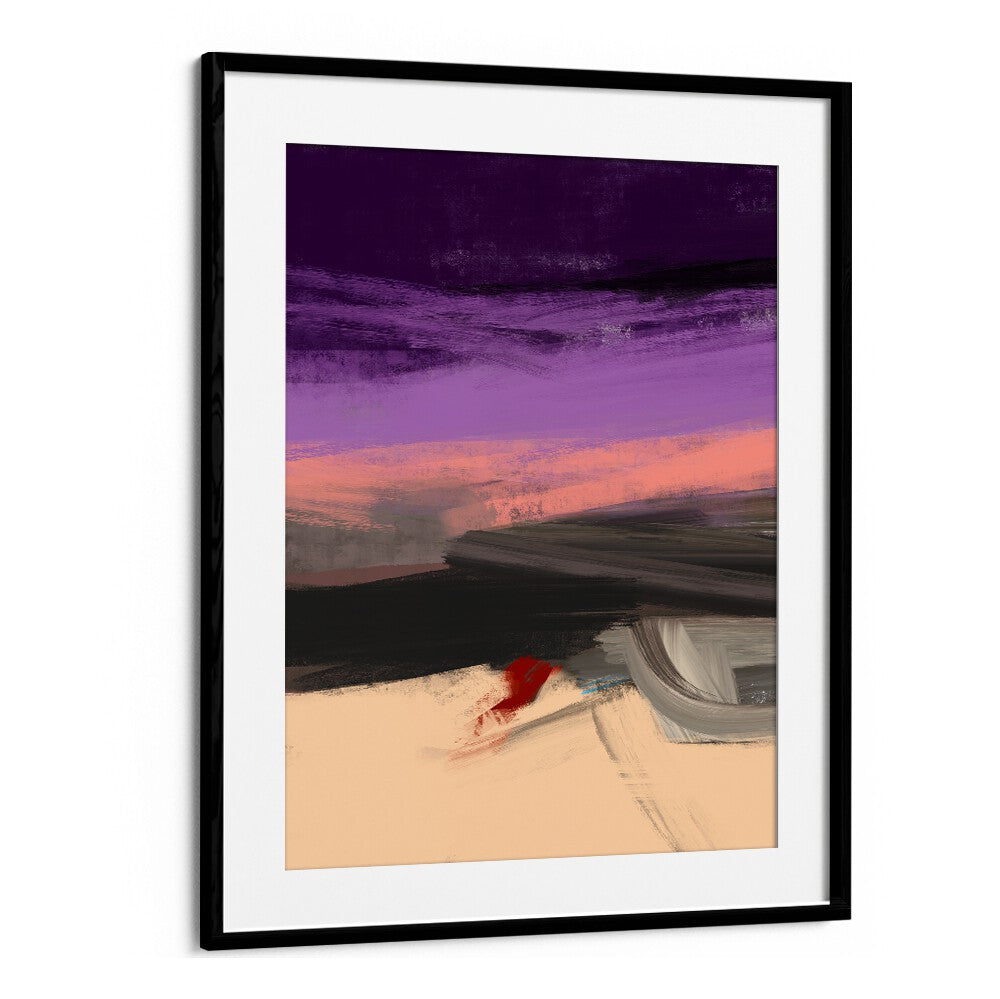 Vibrant ABSTRACTION WITH DRAMATIC SKY I, ABSTRACT PAINTINGS showcasing enchanting colors for contemporary homes.