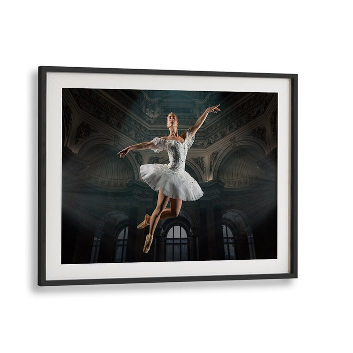 Elegant Ballerina Balance captured in stunning photography prints, blending surrealism and grace for your art collection.
