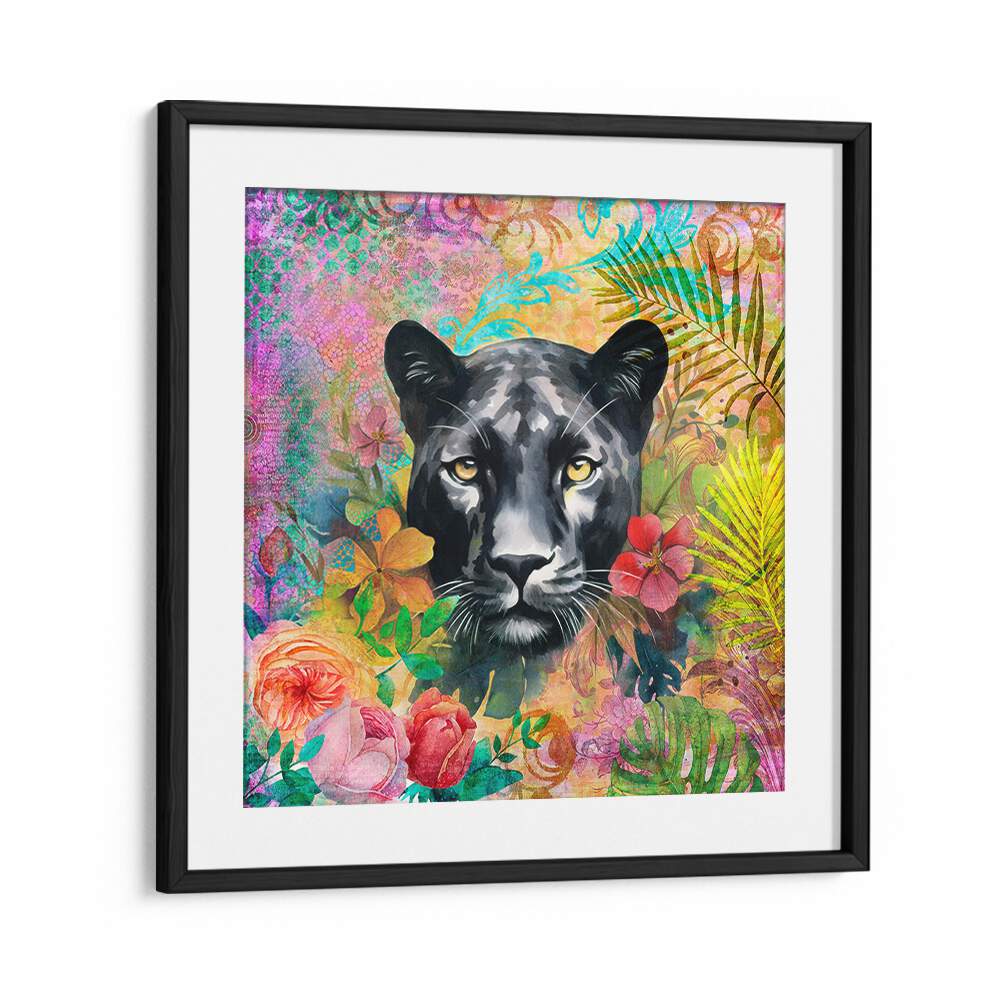 CHEETAH TROPICAL GARDEN III BY ANDREA HAASE , WILDLIFE POSTERS, WILDLIFE PAINTINGS