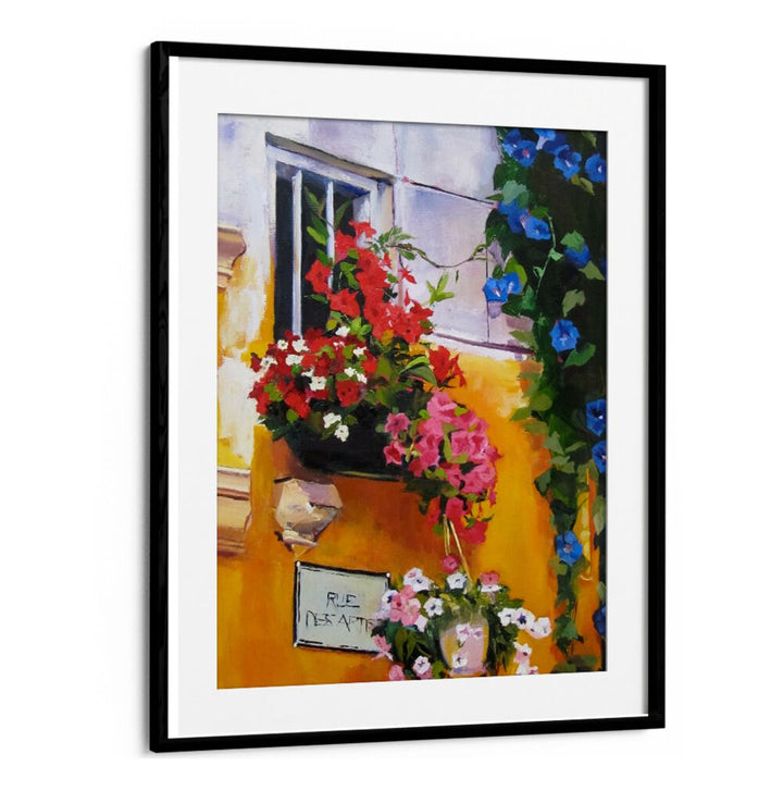 SUMMER IN CENTRAL PARK , FLORAL FLOWER PAINTINGS