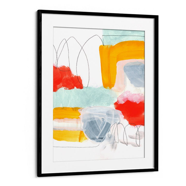 Vibrant colors and shapes define ABSTRACT PAINTING XVI, perfect for elevating your space with modern elegance.