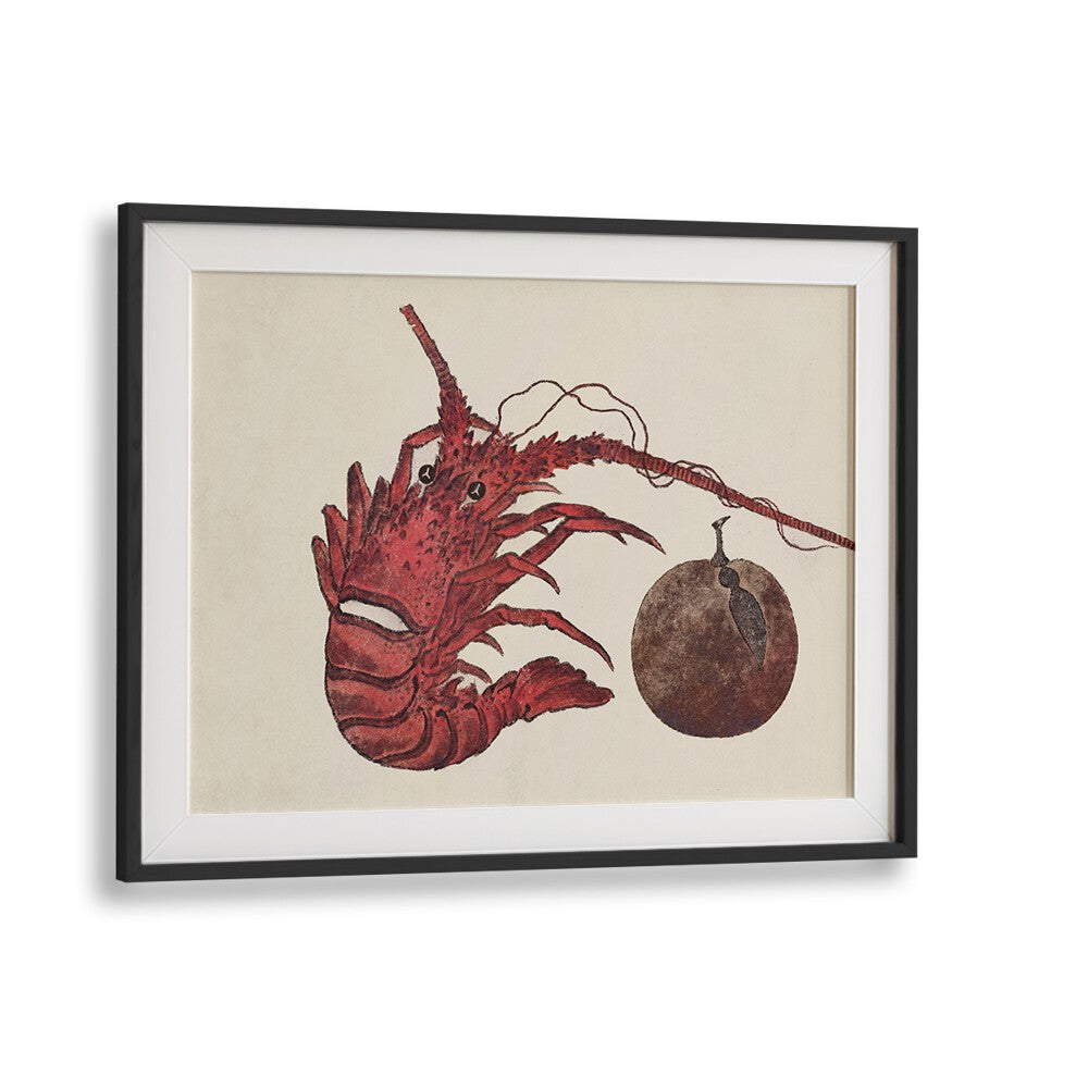 JAPANESE LOBSTER (1615–1868) BY KATSUSHIKA HOKUSAI, JAPANESE PAINTINGS