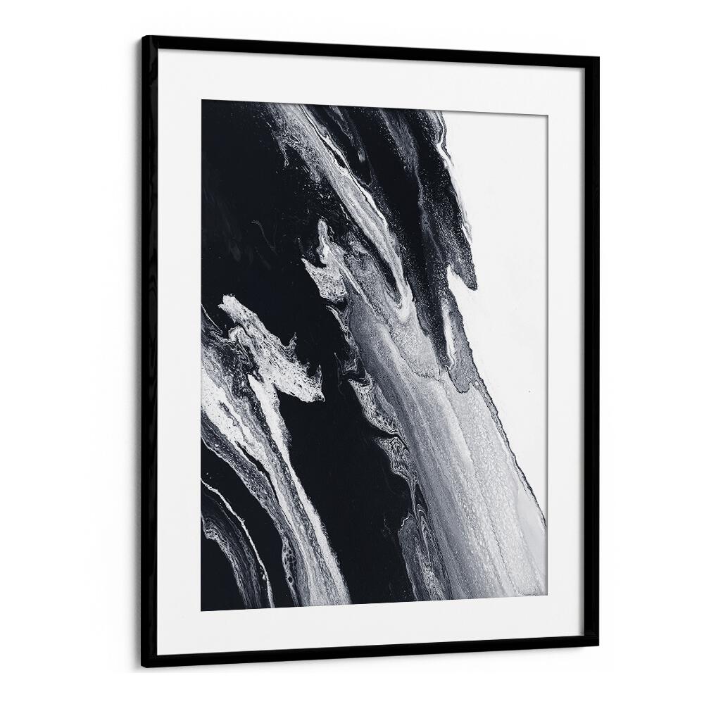 Dynamic black and white swirls define the BLACKANDWHITESTORM STD, ABSTRACT PAINTINGS collection, perfect for modern spaces.