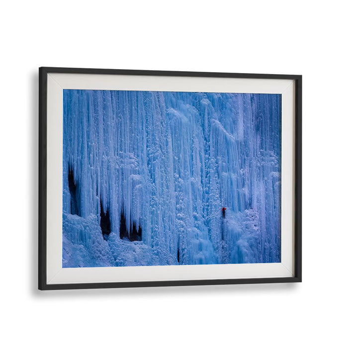 ICE CLIMBER BY MICHAEL ZHENG , LANDSCAPE PHOTO PRINTS