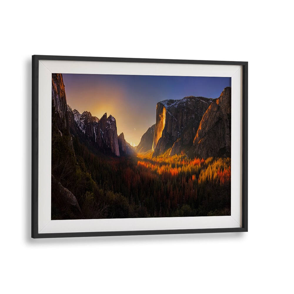 YOSEMITE FIREFALL BY YAN ZHANG , LANDSCAPE PHOTO PRINTS