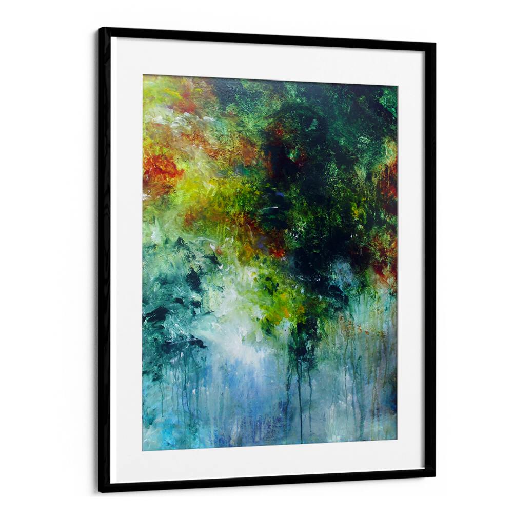 Captivating ABSTRACT DESIGN XV, ABSTRACT PAINTINGS featuring vibrant colors and shapes to enhance your space.