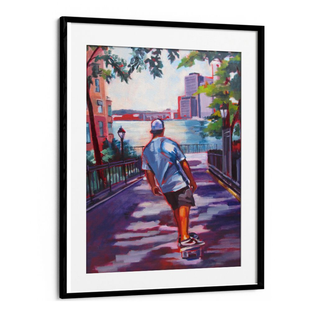 FLYING TOWARD WALL STREET , PORTRAITS & FIGURATIVE ILLUSTRATIONS
