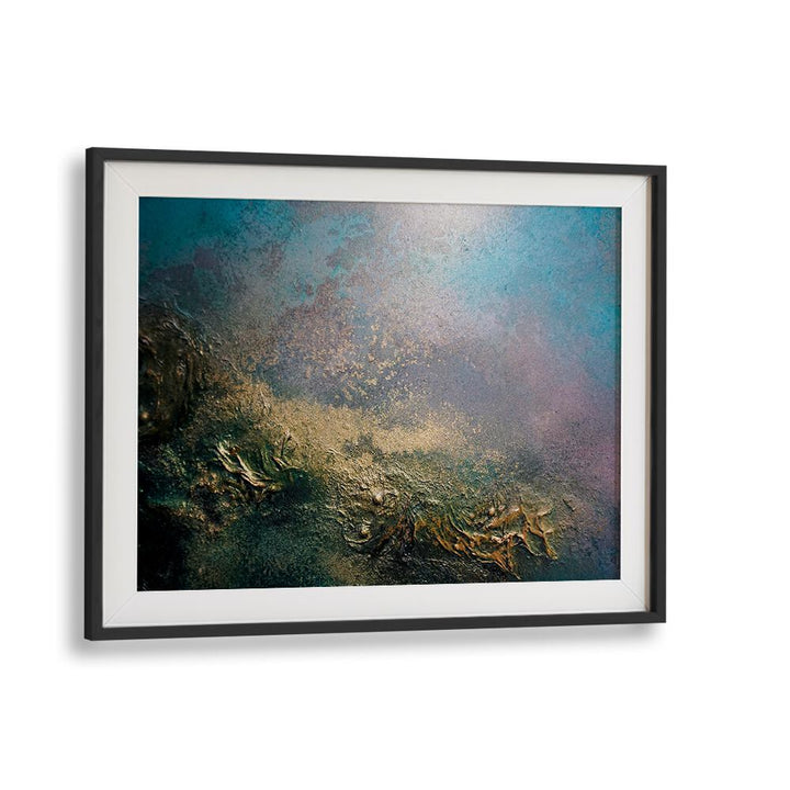 Vibrant SUNSET SYMPHONY abstract painting, showcasing rich colors and textures for stunning wall decor.
