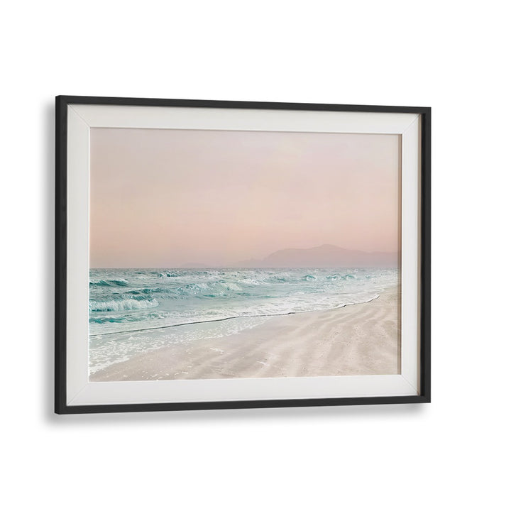Serene seascape featuring gentle waves and soft colors, embodying BEACH VIBES VI, BEACH PAINTINGS. Perfect coastal decor.