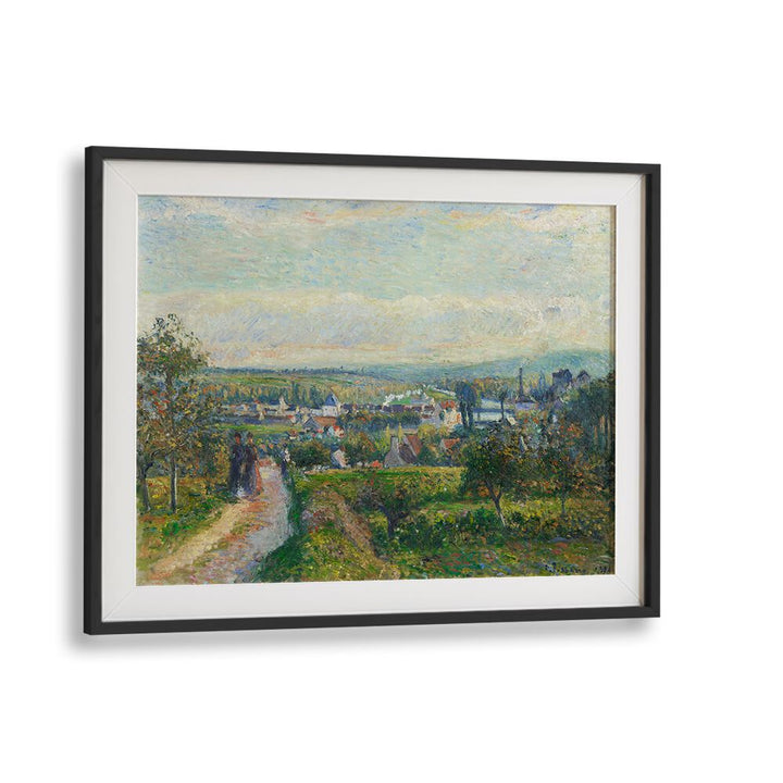 VIEW OF SAINT-OUEN-L’AUMÔNE (CA. 1876) , VINTAGE PAINTINGS