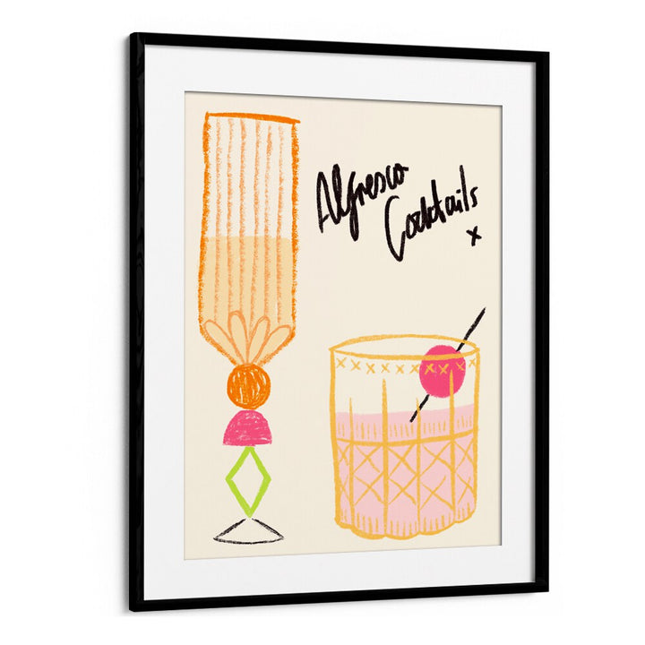 ALFRESCO COCKTAILS BY DUCHESS PLUM , BAR POSTERS , BAR ART PRINTS