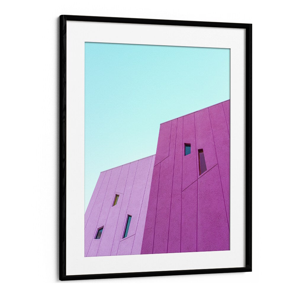 surreal painting - SAGUARO HOTEL PINK BUILDING WALLS by Asianmonk