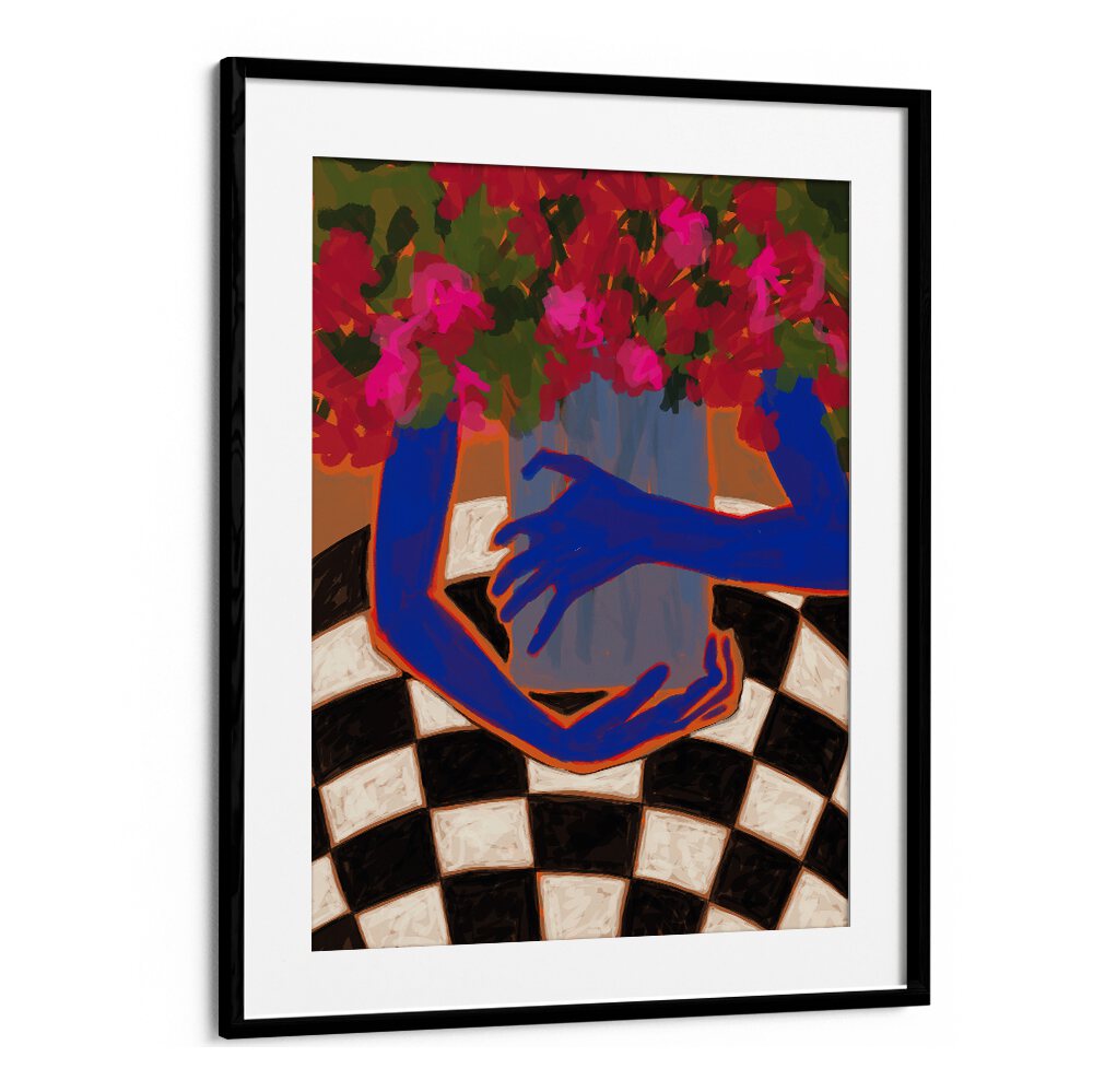 IN  THE MORNING , FLORAL FLOWER PAINTINGS