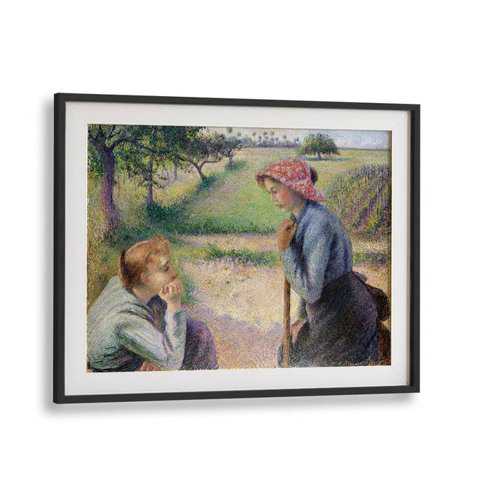 TWO YOUNG PEASANT WOMEN (1891–92), VINTAGE PAINTINGS