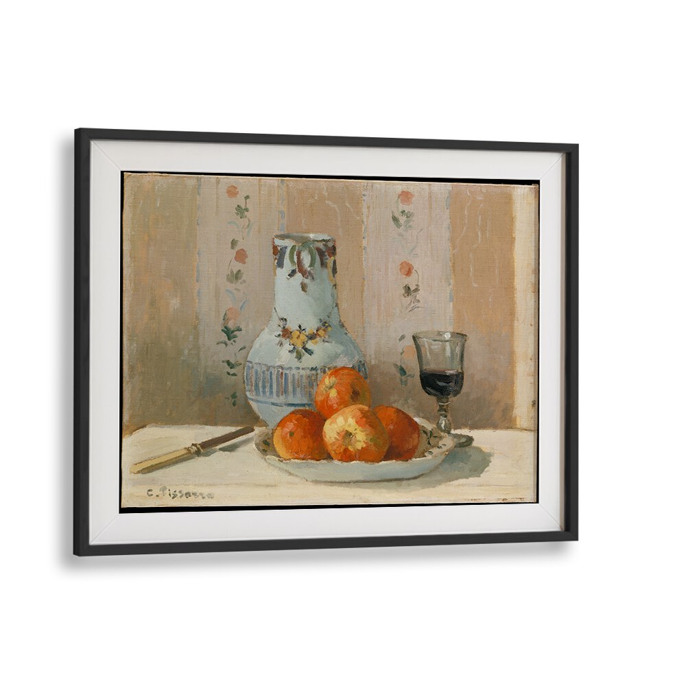 STILL LIFE WITH APPLES AND PITCHER (1872) , VINTAGE PAINTINGS