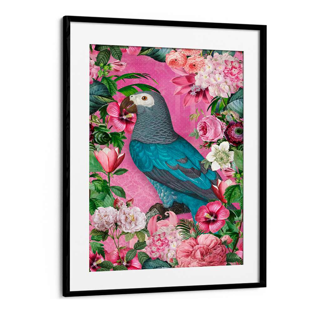 THE PARROTS PARADISE GARDEN BY ANDREA HAASE , WILDLIFE POSTERS, WILDLIFE PAINTINGS