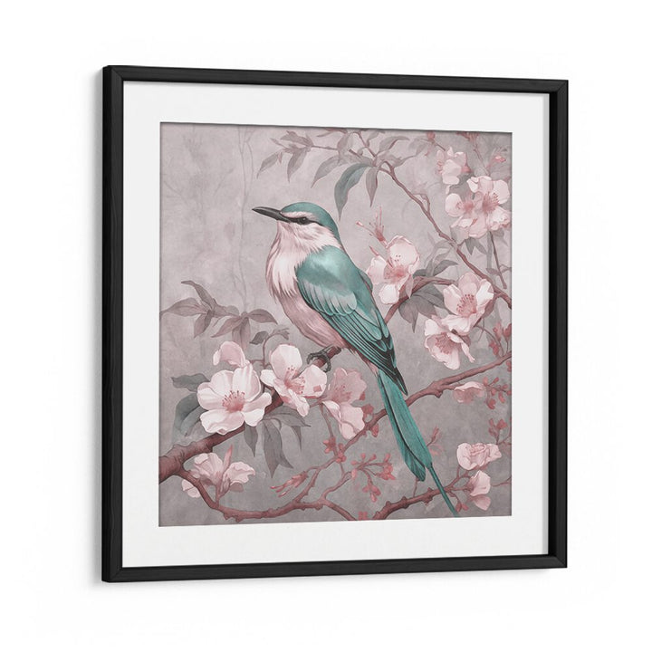 CHINOISERIE BIRD SPRING VIBES III BY ANDREA HAASE , WILDLIFE POSTERS, WILDLIFE PAINTINGS