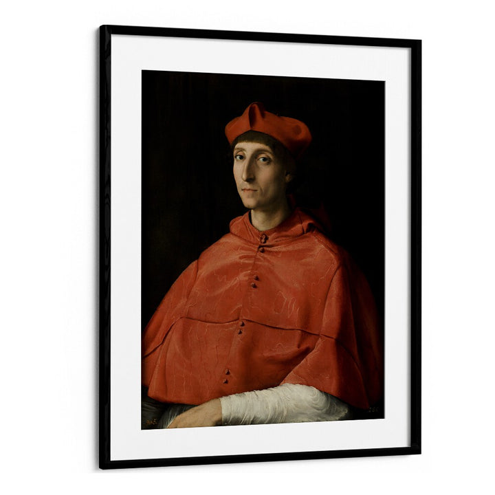 PORTRAIT OF A CARDINAL (1510–1511) BY RAPHAEL RAFFAELLO , VINTAGE PAINTINGS