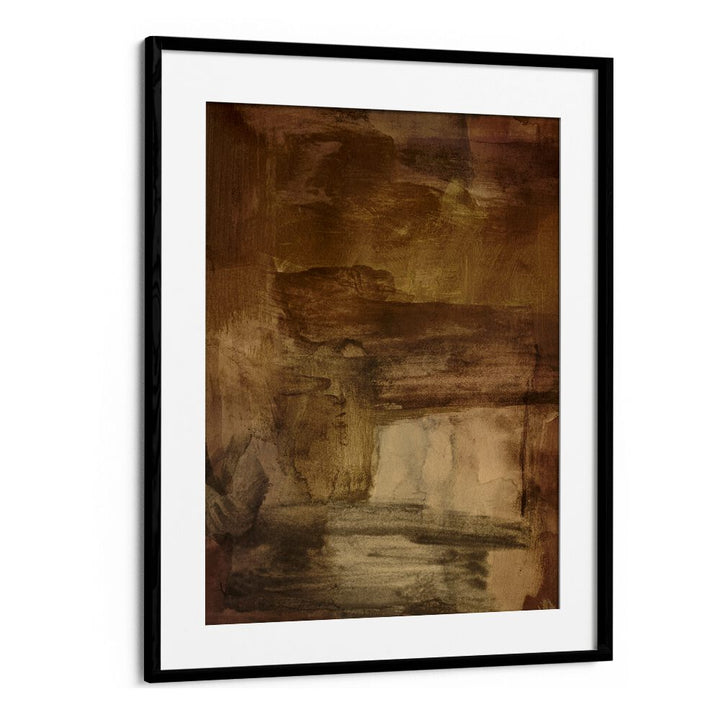 Elegant brown tones in YESTERDAYS WISHES II, ABSTRACT PAINTINGS, perfect for modern home decor.
