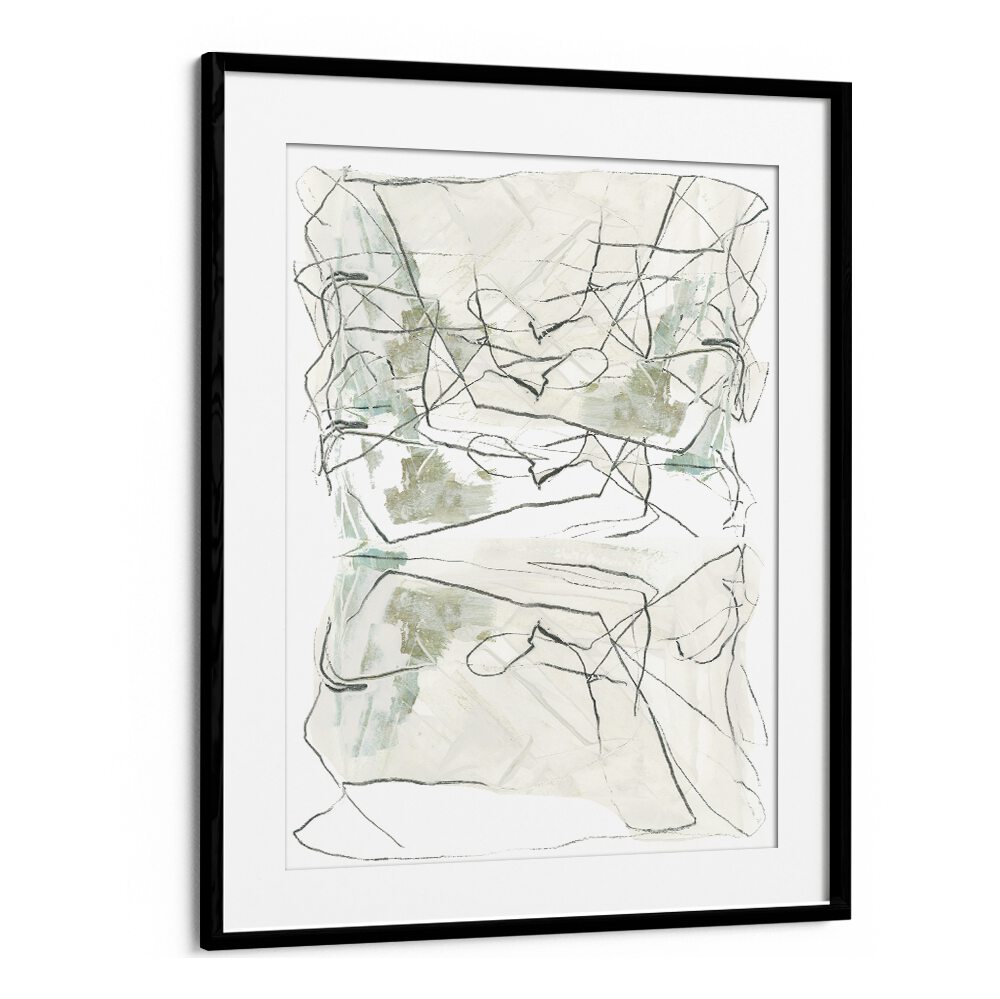 Sophisticated NEUTRAL ABSTRACT SHAPES V, ABSTRACT PAINTINGS featuring harmonious shapes and tones for your space.