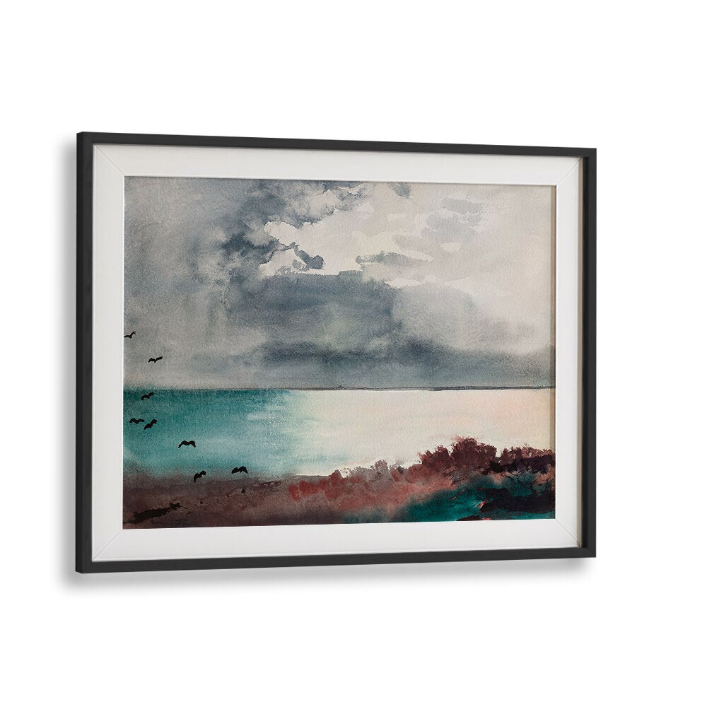 BREAKING STORM, COAST OF MAINE (1894)  ,VINTAGE PAINTINGS
