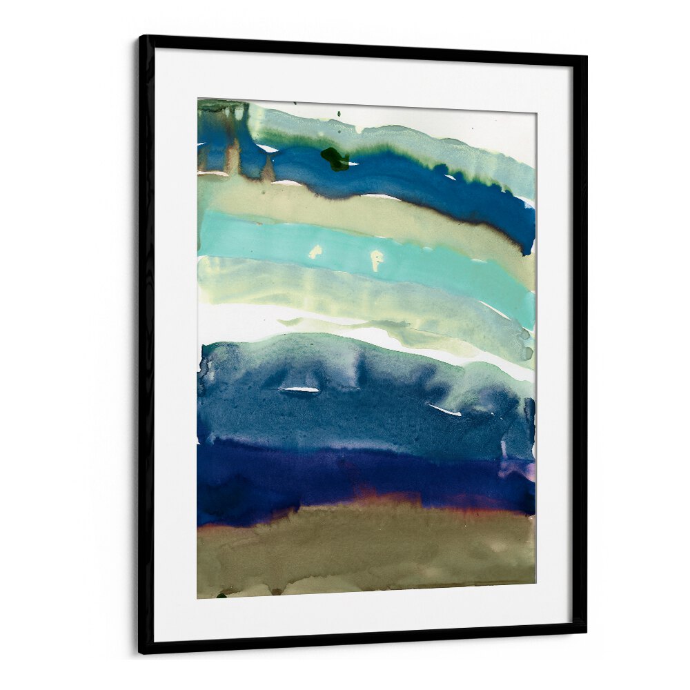 Vibrant abstract painting representing THE LAYERS OF THE EARTH, ideal for geology enthusiasts and educators.