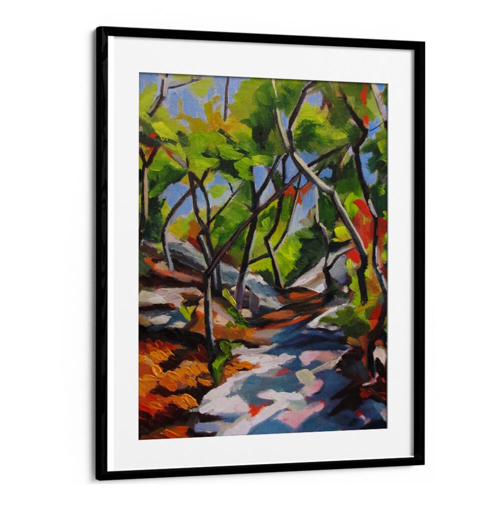 PATH AT THE JERSEY SHORE , LANDSCAPE PAINTINGS