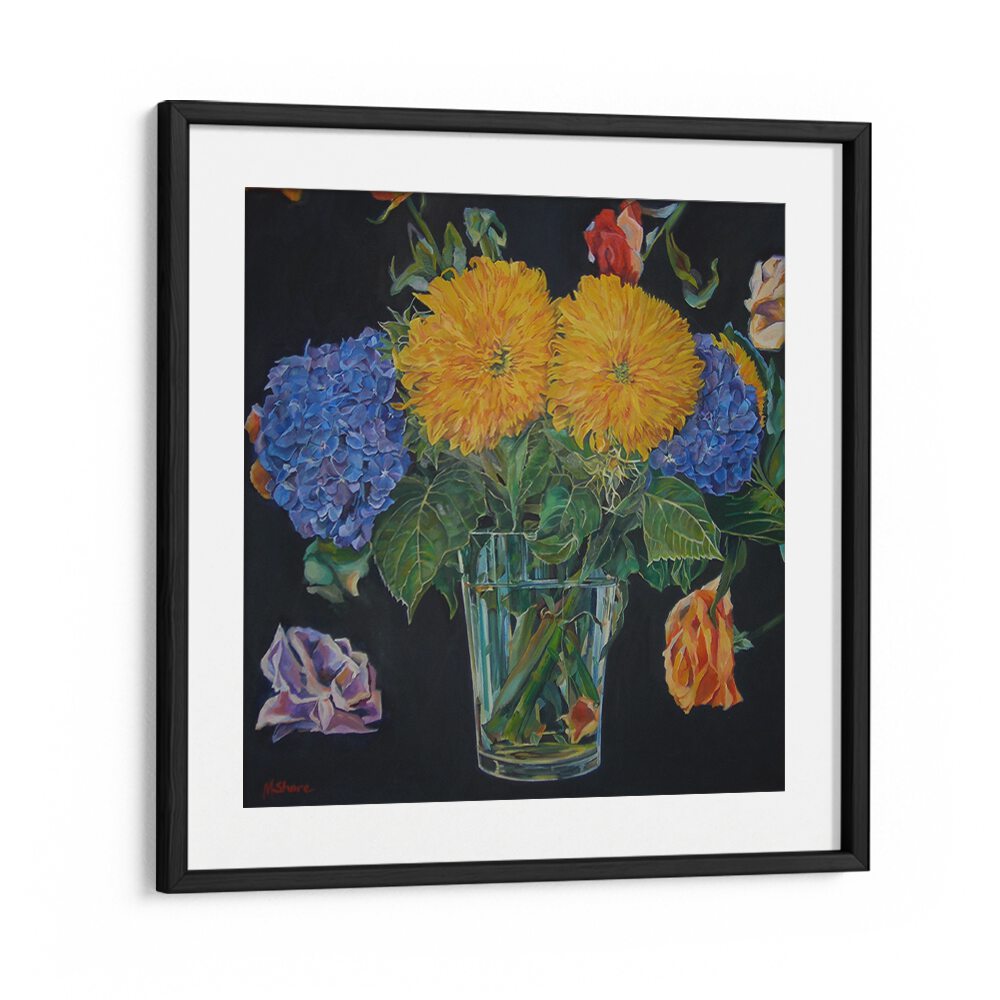 FLORAL BOUQUET , FLORAL FLOWER PAINTINGS