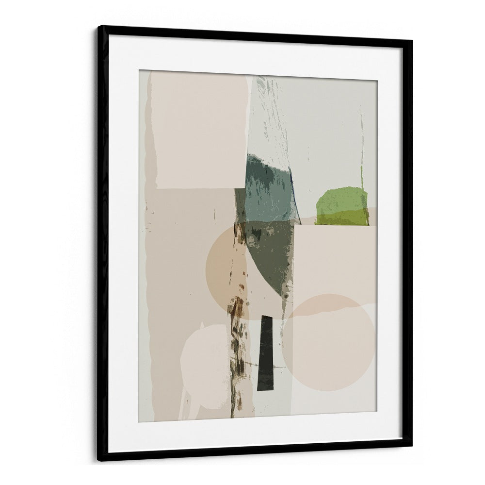Stunning ABSTRACT NEUTRAL, ABSTRACT PAINTINGS featuring a beige and green palette to elevate your living space.
