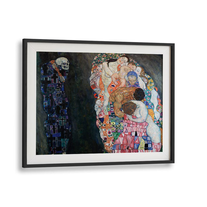 DEATH AND LIFE (1910-1915) BY GUSTAV KLIMT , VINTAGE PAINTINGS