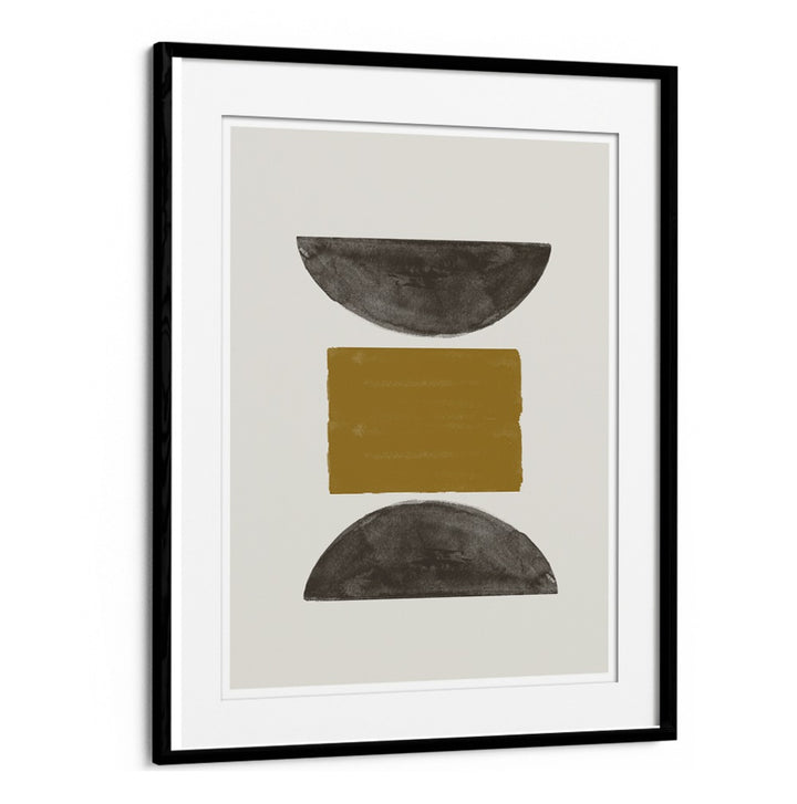 Stylish NEW OBJECTS NO.3, GEOMETRIC ART PRINTS in a modern frame, perfect for contemporary home decor.