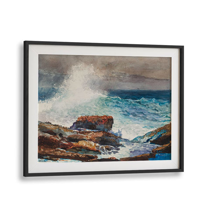 INCOMING TIDE, SCARBORO, MAINE (1883) , VINTAGE PAINTINGS