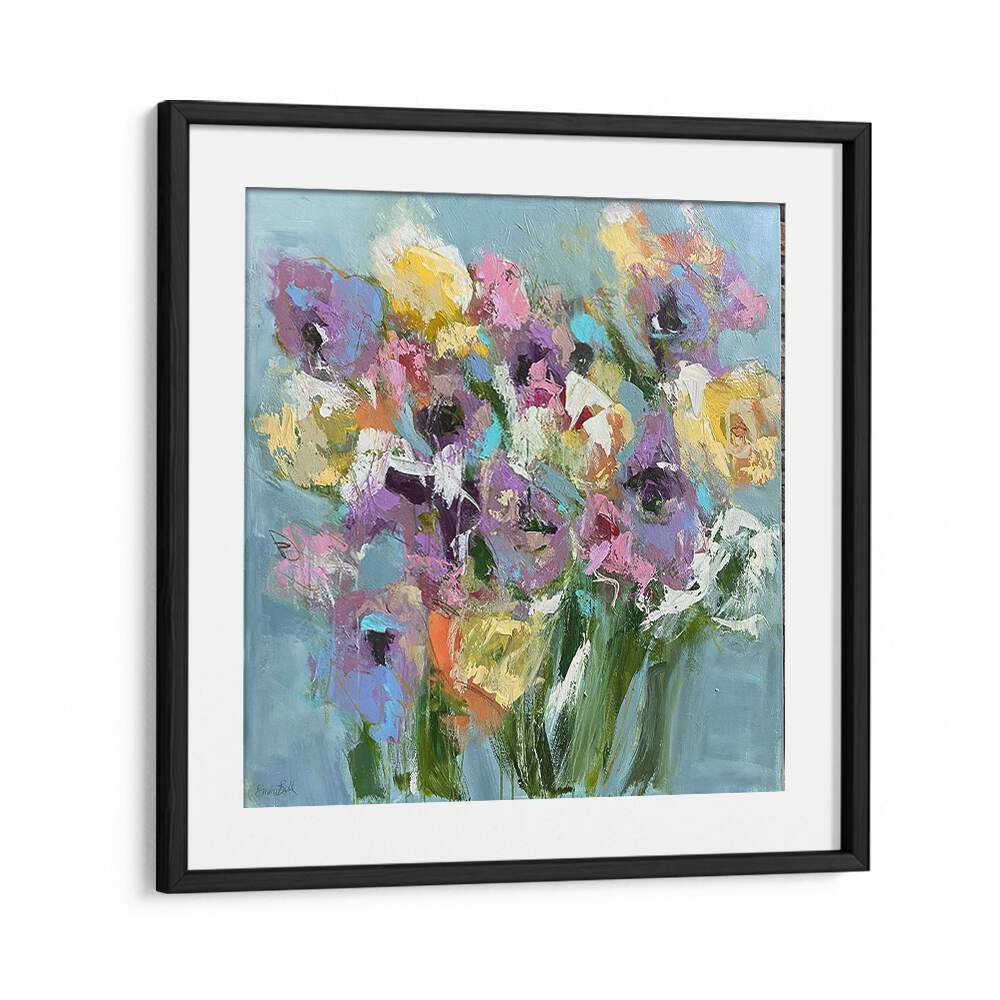 Vibrant Colorful Blossoms, floral flower paintings showcasing stunning abstract blooms, perfect for home decor.