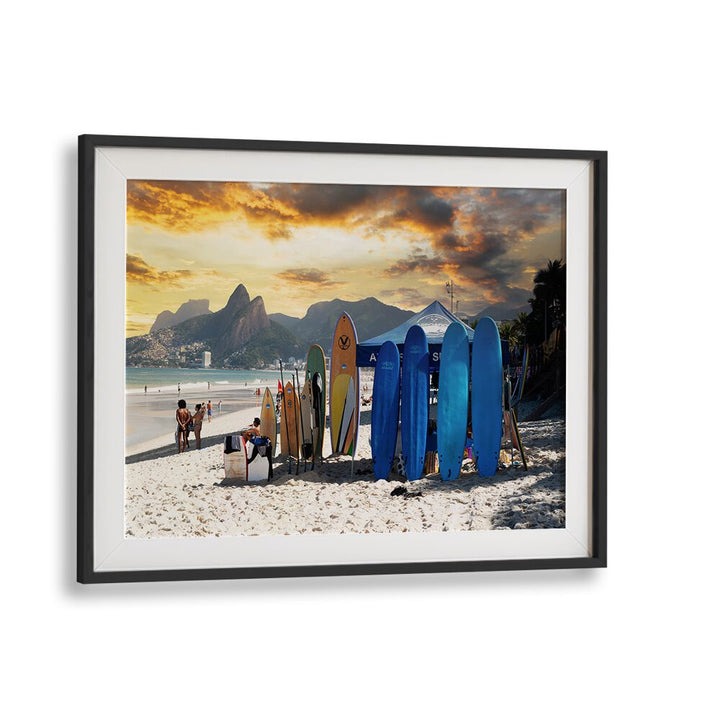 RIO DE JANEIRO SUNSET SURF BEACH   , BEACH PAINTINGS