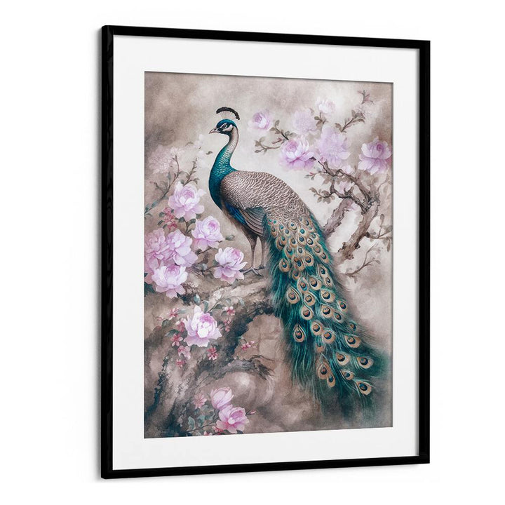 PEACOCKS ROMANCE , ANIMAL PAINTINGS