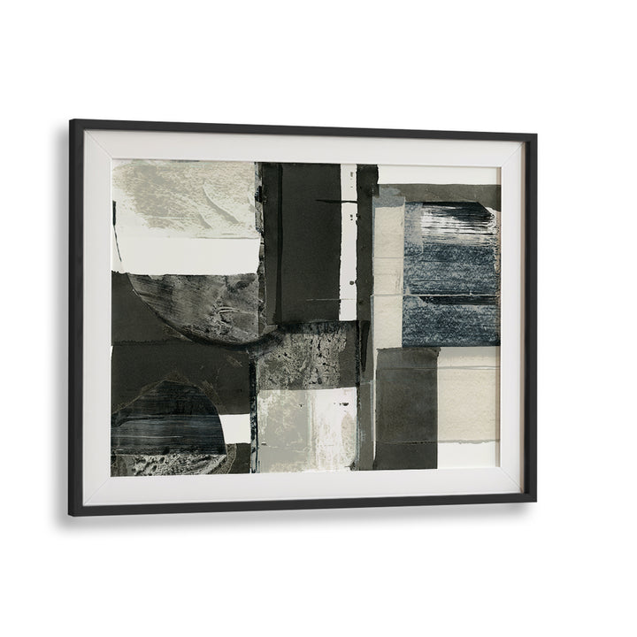 MONOCHROME SHAPES LIGHT I, ABSTRACT PAINTINGS adds modern sophistication to any space with its striking design.