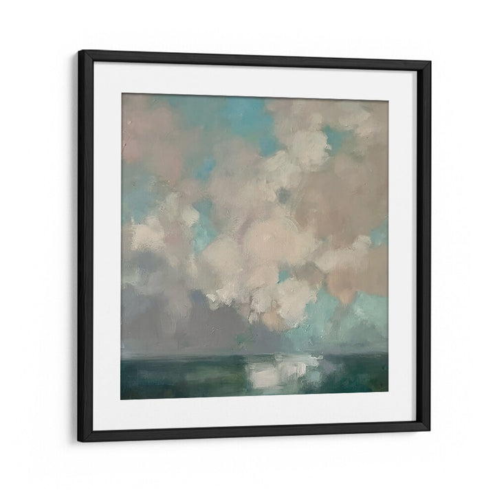Tranquil GREEN CLOUDS, ABSTRACT PAINTINGS enhance home decor with artistry and peaceful vibes. Perfect for any space.