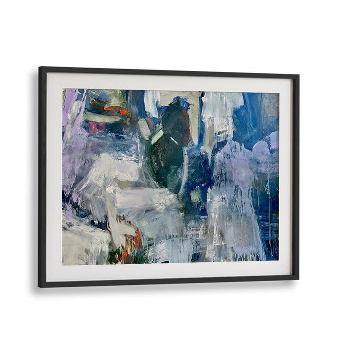 Vibrant BLOOM BLUE, ABSTRACT PAINTINGS enhance modern décor with elegant colors and unique design. Perfect for any space.