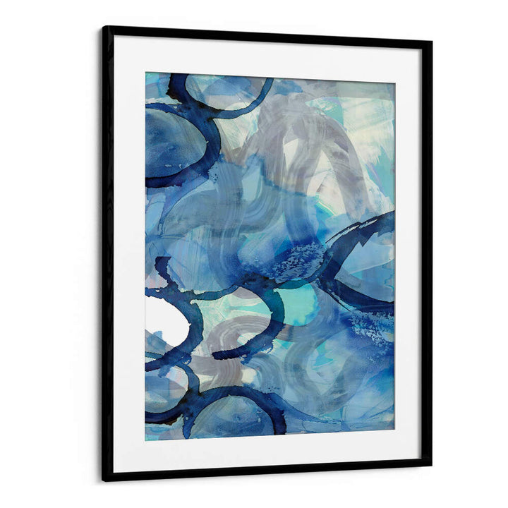 Captivating BLUE ABSTRACT SWIRLS 2, ABSTRACT PAINTINGS, perfect for transforming your space with vibrant hues.