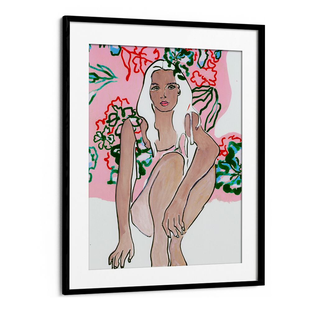 Elegant artwork from VENUSIAN SUMMER, PORTRAITS & FIGURATIVE ILLUSTRATIONS showcasing captivating human form artistry.